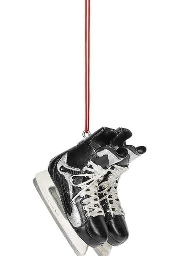 Midwest Hockey Skates Christmas Tree Ornament - 2.5 Inch Multicolor